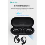 AURICOLARI EM406 WIRELESS SENZA INSERIMENTO NELL'ORECCHIO OWS LITE1 BLACK