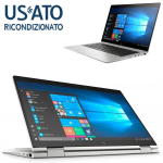 Notebook rigenerato 2in1 Convertibile Hp 1030 X360 G4 lcd Touch 13.3" full hd cpu i7-8565U ram 8gb ssd nvme 512gb Windows 11 Professional