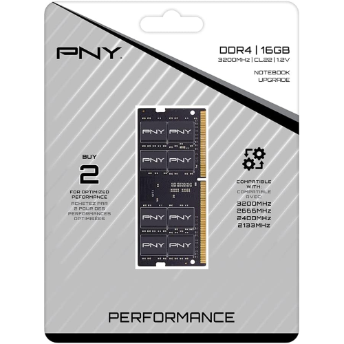 RAM DDR4 16GB 3200 MHZ SO-DIMM PNY CL22