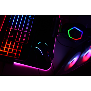 TASTIERA/MOUSE/CUFFIA/PAD KIT HULK GAMING MULTIMEDIA 4IN1 WIRED ADJ