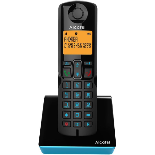 ALCATEL S280 - Telefono Fisso Cordless DECT - Design Compatto