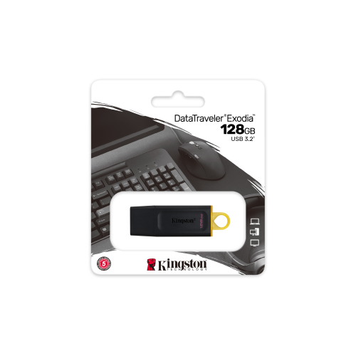 KINGSTON PEN DISK USB 3.2 128GB DATATRAVELER EXODIA
