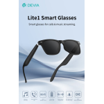 LITE1 OCCHIALI AURICOLARI OPEN-EAR CON CANCELLAZIONE RUMORE ENC E BT 5.4