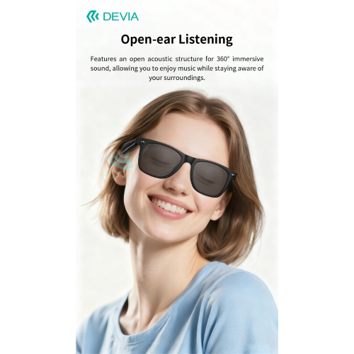 LITE1 OCCHIALI AURICOLARI OPEN-EAR CON CANCELLAZIONE RUMORE ENC E BT 5.4