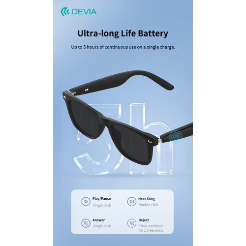 LITE1 OCCHIALI AURICOLARI OPEN-EAR CON CANCELLAZIONE RUMORE ENC E BT 5.4