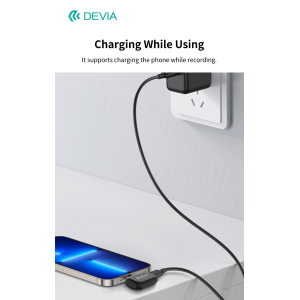 ULTRA2 DOPPIO MICROFONO WIRELESS CON RIDUZIONE RUMORE AI E CLIP MAGNETICA CONNESSIONE TIPO-C E LIGHTNING