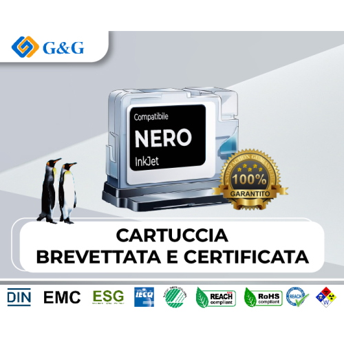 INK G&G CAN PG-540XL K 23ML RIGENERATO INK LEVEL