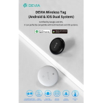 Anti-smarrimento EM611 Wireless Tag Compatibile Android e iOS Bianco
