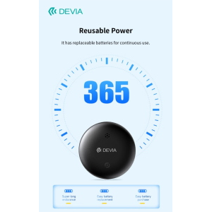 Anti-smarrimento EM611 Wireless Tag Compatibile Android e iOS Bianco