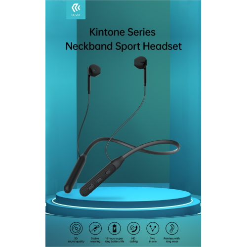 Auricolari bluetooth 5.0 Sport Kintone EM036 voce e musica