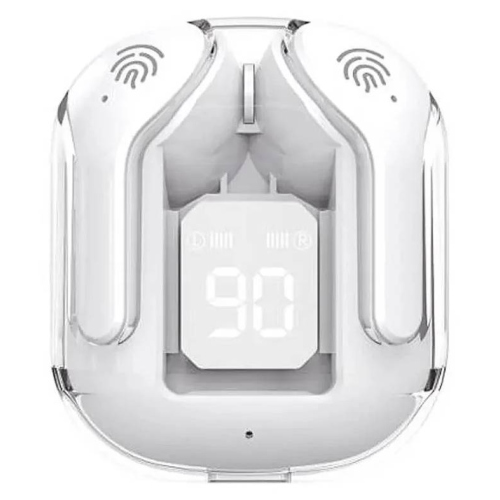 AURICOLARI BLUETOOTH 5.3 USBC DISP BIANCO BATT.300MAH APPLE ANDROID