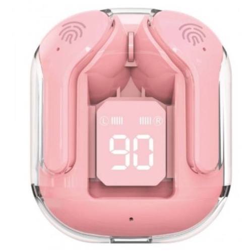 AURICOLARI BLUETOOTH 5.3 USBC DISP IPX4 ROSA BATT.300MAH APPLE ANDROID