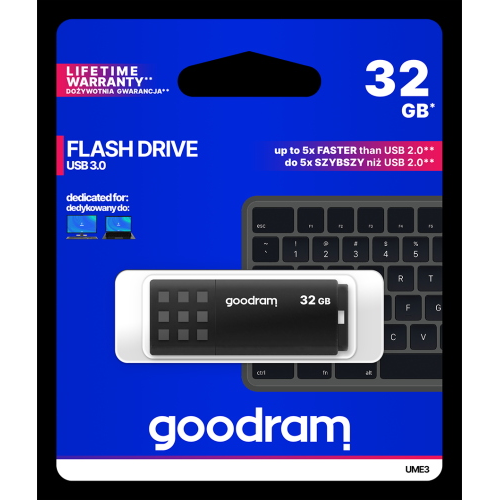 GoodRAM Pendrive 32GB BLACK USB 3.0
