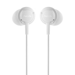 NGS CROSS STEP WHITE: AURICOLARI A BOTTONE CON MICROFONO E CONTROLLO DEL VOLUME. PULSANTE MULTIFUNZI