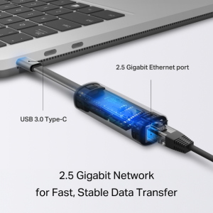 Tp-Link USB Type-C to 2.5 Gigabit Ethernet Network Adapter - UE310C