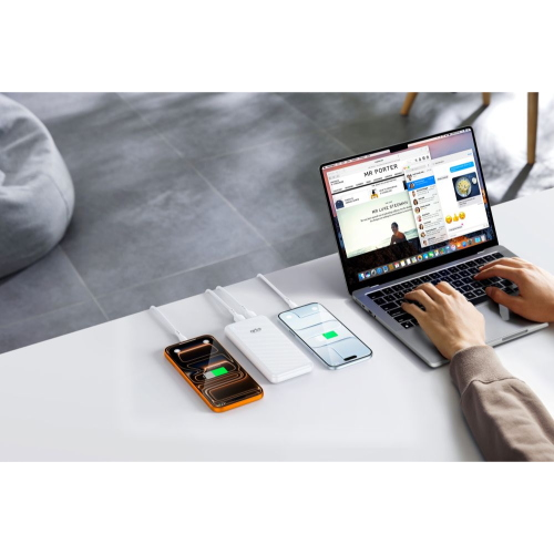 ower Bank 10.000mAh Dual-port Output con indicatore carica Serie Energy