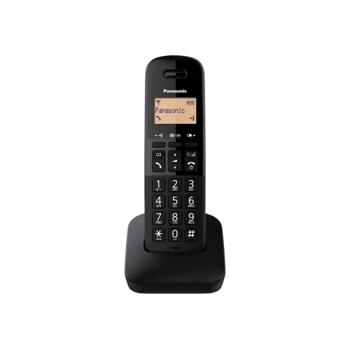 TELEFONO CORDLESS PAN TGB610 NERO ORA/ID CHI./RUBRICA 50 NUM/18 ORE