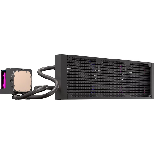 Dissipatore Einarex Vertex 360 RGB AIO 360 mm con 3 ventole RGB Infinity Mirror supporto LGA 1851/1700 e AM5/AM4