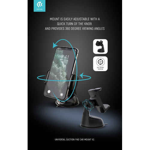 5 Supporti A Ventosa In Silicone Per Auto – Adesivi Forti Per Telefono, Power Bank E Hard Disk – Ideali Per Selfie, Video E Trucco