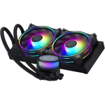 Cooler Master MasterLiquid ML240 Illusion CPU Liquid Cooler, Dissipatore Ad Acqua AIO, Nero