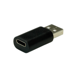 VALUE adattatore per inversione del genere dei cavi USB Type-A USB tipo-C Nero