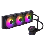 COOLER MASTER DISSIPATORE A LIQUIDO 3 VENTOLE ARGB 120MM PASTA TERMICA CRYOFUZE INCLUSA