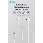 AURICOLARI A3 DIGITAL FILO CON CONNETTORE TIPO-C COMPATIBILE ANDROID E APPLE BIA