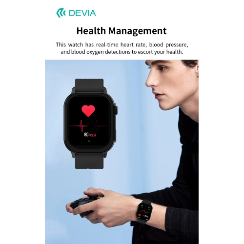 DEVIA SMART WATCH AMOLED PRO2 IP67 MODELLO ZL94 NERO