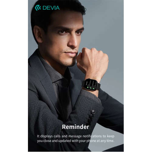 DEVIA SMART WATCH AMOLED PRO2 IP67 MODELLO ZL94 NERO