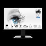 MONITOR 21,5 VA HDMI VGA LED 16:9 VESA MSI PRO MP223 BLACK VESA FHD