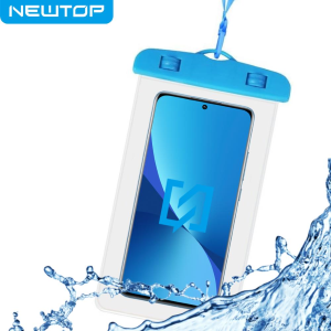 NEWTOP WATERPROOF SMARTPHONE NEW BAG (Fino a 6.5'' - VERDE/ROSA/CELESTE/BIANCO/NERO)