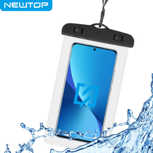NEWTOP WATERPROOF SMARTPHONE NEW BAG (Fino a 6.5'' - VERDE/ROSA/CELESTE/BIANCO/NERO)