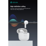 Auricolari Devia TWS-K1 Bluetooth 5.3 EM057 Bianchi