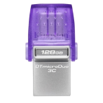 FLASH DRIVE "MICRODUO" USB3.2+USB-C 128GB KINGSTON DTDUO3CG3/128GB READ: 200MB/S